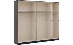 Goossens kledingkast easy storage ddk zwart hoogwaardig meubelplaat - 8190412-12
