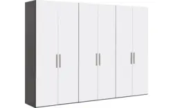 Goossens kledingkast easy storage ddk zwart hoogwaardig meubelplaat - 8190416-02
