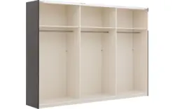 Goossens kledingkast easy storage ddk zwart hoogwaardig meubelplaat - 8190417-02