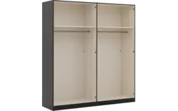 Goossens kledingkast easy storage ddk zwart hoogwaardig meubelplaat - 8190429-02
