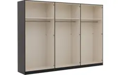 Goossens kledingkast easy storage ddk zwart hoogwaardig meubelplaat - 8190453-04