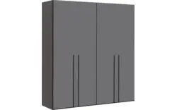 donkergrijs mat glas