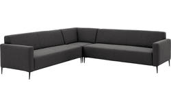Goossens hoeksalon key west grijs stof - 8190591-368-02