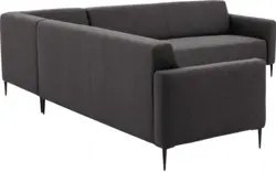 Goossens hoeksalon key west grijs stof - 8190592-368-01