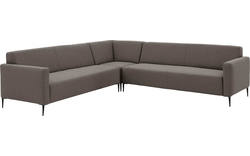 Goossens hoeksalon key west bruin stof - 8190591-370-02