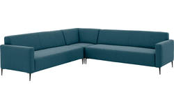 Goossens hoeksalon key west blauw stof - 8190591-56-02