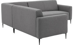 Goossens hoeksalon key west grijs stof - 8190593-367-01
