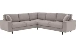 Goossens hoeksalon jonas beige stof - 8190594-1459-01-gespiegeld