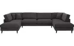 Goossens u bank jonas grijs stof - 8190595-1456-01