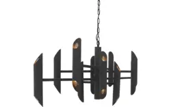 Goossens excellent hanglamp liando zwart metaal - 8190637-02
