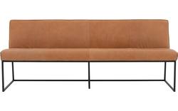 Goossens excellent eetbank tom bruin leer - 8190648-02