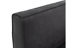 Goossens excellent eetbank tom zwart leer - 8190654-02