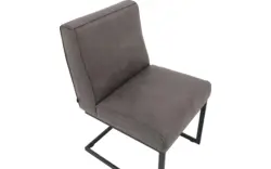 Goossens excellent eetkamerstoel tom grijs leer - 8190657-02