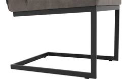 Goossens excellent eetkamerstoel tom grijs leer - 8190657-02