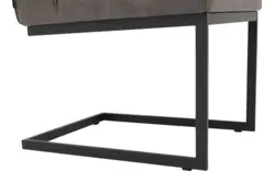 Goossens excellent eetkamerstoel tom grijs leer - 8190657-02
