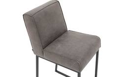Goossens excellent barkruk tom grijs leer - 8190659-02