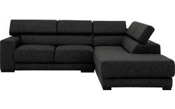 Goossens hoeksalon nora grijs stof - 8190707-205-01