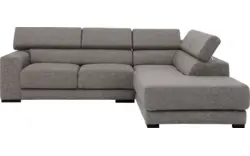 Goossens hoeksalon nora grijs stof - 8190707-207-01