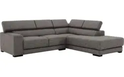 Goossens hoeksalon nora grijs stof - 8190707-207-01