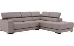 Goossens hoeksalon nora grijs stof - 8190707-208-01