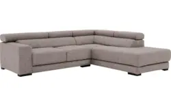 Goossens hoeksalon nora grijs stof - 8190707-208-01