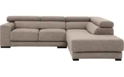 Goossens hoeksalon nora beige stof - 8190707-209-01