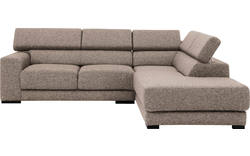 Goossens hoeksalon nora beige stof - 8190707-209-02
