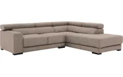 Goossens hoeksalon nora beige stof - 8190707-209-01