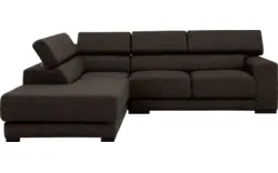 Goossens hoeksalon nora bruin stof - 8190707-213-01-gespiegeld