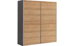 Goossens kledingkast easy storage sdk zwart hoogwaardig meubelplaat - 8190718-02
