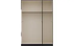 Goossens kledingkast easy storage sdk zwart hoogwaardig meubelplaat - 8190772-01