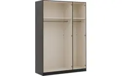 Goossens kledingkast easy storage sdk zwart hoogwaardig meubelplaat - 8190772-01