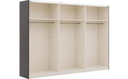 Goossens kledingkast easy storage sdk zwart hoogwaardig meubelplaat - 8190778-04