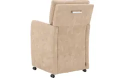 Goossens eetkamerstoel leen beige microvezel - 8190995-02