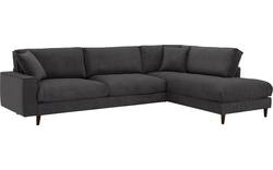 Goossens hoeksalon jonas grijs stof - 8191185-1456-02