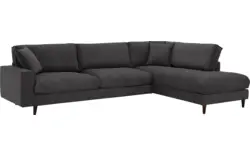 Goossens hoeksalon jonas grijs stof - 8191185-1456-01