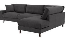 Goossens hoeksalon jonas grijs stof - 8191185-1456-01
