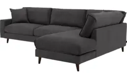 Goossens hoeksalon jonas grijs stof - 8191185-1456-01