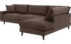 Goossens hoeksalon jonas grijs stof - 8191185-1458-01
