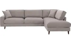 Goossens hoeksalon jonas beige stof - 8191185-1459-01