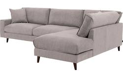 Goossens hoeksalon jonas beige stof - 8191185-1459-01