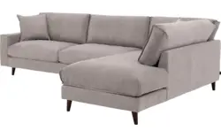 Goossens hoeksalon jonas beige stof - 8191185-1459-01