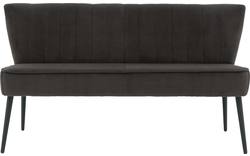 Goossens eetbank rob bruin stof - 8191699-02
