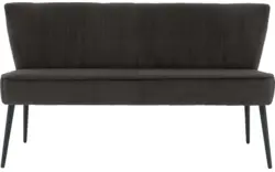 Goossens eetbank rob bruin stof - 8191699-02