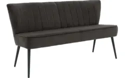 Goossens eetbank rob bruin stof - 8191699-02