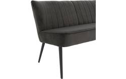 Goossens eetbank rob bruin stof - 8191699-02