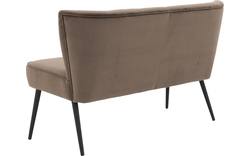Goossens eetbank rob bruin stof - 8191700-02