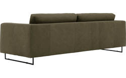 Goossens excellent zitbank jovani groen leer - 8192114-418-01