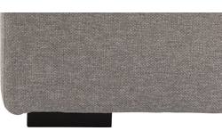 Goossens voetenbank lucca grijs stof - 8192538-01