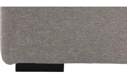 Goossens voetenbank lucca grijs stof - 8192538-01